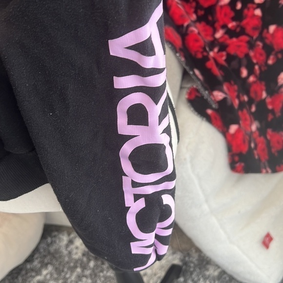 Victoria Secret Sport Women’s Black Athletic Full Zip Jacket Sz M - Picture 8 of 9